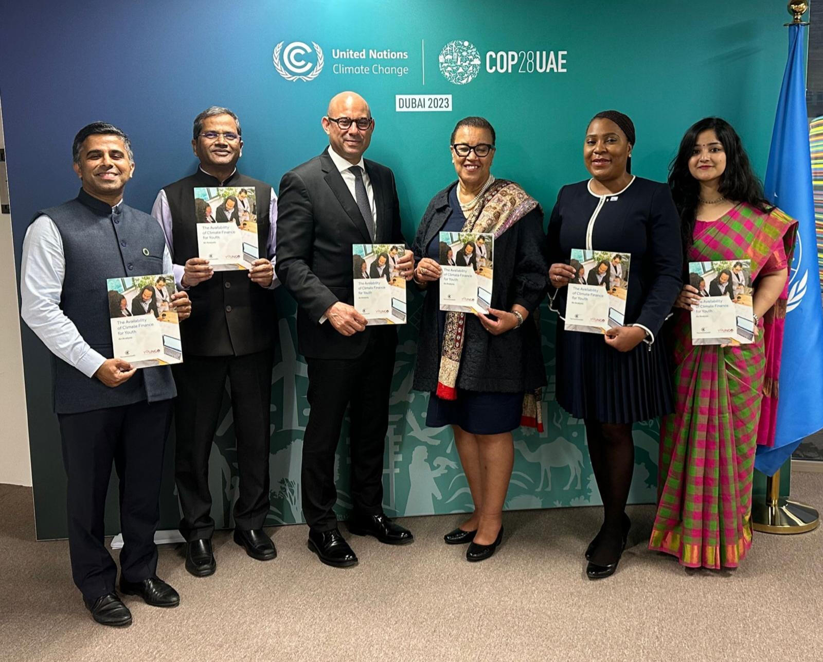 Launched second report, in collaboration with The Commonwealth Secretariat at COP28. Launched by Simon Stiell, Secretary-General of UNFCCC (third from left) and Rt Hon Patricia Scotland KC, Secretary-General of The Commonwealth (third from right).