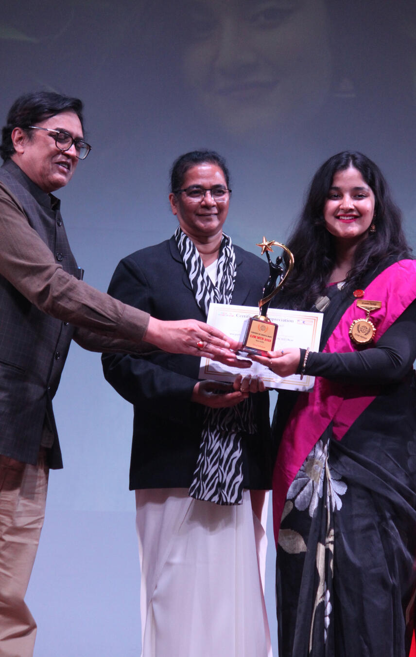 Felicitated as Chief Advisor for CJM MUN 2022 as well as Executive Board member for UNHRC committee - setting up a legacy for years to come with &quot;Prism of Possibilities&quot;. Thank you, CJM family!