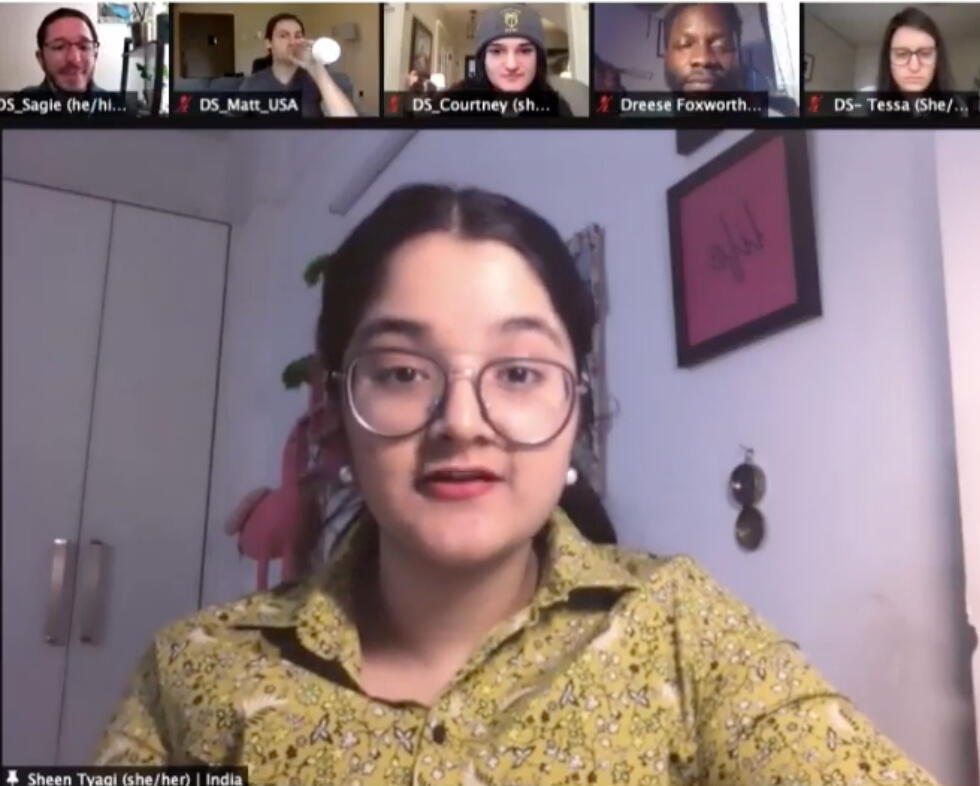 Did my first talk as a Climate Youth Leader and Environmentalist at Debate Spaces (this is where it all began!)